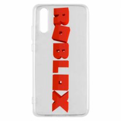Чохол для Huawei P20 Roblox logo 3d - PrintSalon