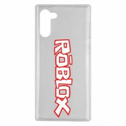 Чохол для Samsung Note 10 Roblox logo - PrintSalon