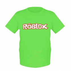 Детская футболка Roblox logo-PrintSalon Детская футболка Roblox logo