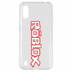 Чехол для Samsung A01/M01 Roblox logo