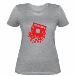 Жіноча футболка Roblox logos - PrintSalon