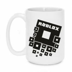 Чашка 420ml Roblox logos - PrintSalon