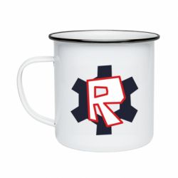 Кружка емальована Roblox mini logo - PrintSalon
