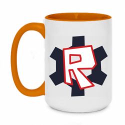 Чашка двокольорова велика Roblox mini logo - PrintSalon