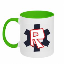 Чашка двухцветная 320ml Roblox mini logo