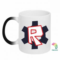 Чашка-хамелеон Roblox mini logo - PrintSalon