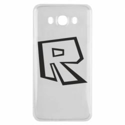 Чехол для Samsung J7 2016 Roblox minimal logo - PrintSalon