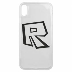 Чехол для iPhone Xs Max Roblox minimal logo - PrintSalon