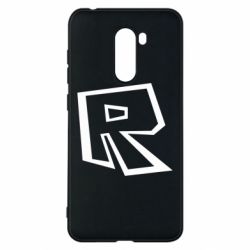 Чехол для Xiaomi Pocophone F1 Roblox minimal logo - PrintSalon