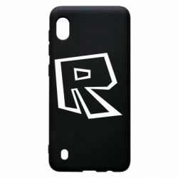 Чехол для Samsung A10 Roblox minimal logo - PrintSalon