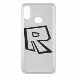 Чехол для Samsung A10s Roblox minimal logo - PrintSalon