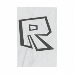 Полотенце с принтом Roblox minimal logo - PrintSalon