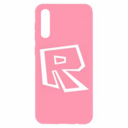 Чехол для Samsung A50 Roblox minimal logo - PrintSalon