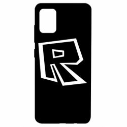 Чехол для Samsung A51 Roblox minimal logo - PrintSalon