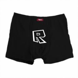 Трусы-боксеры Roblox minimal logo - PrintSalon