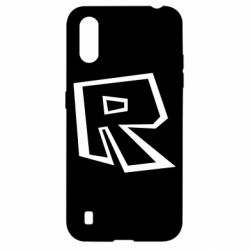 Чехол для Samsung A01/M01 Roblox minimal logo - PrintSalon