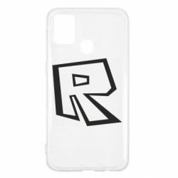 Чехол для Samsung M31 Roblox minimal logo - PrintSalon