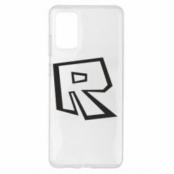 Чехол для Samsung S20+ Roblox minimal logo - PrintSalon