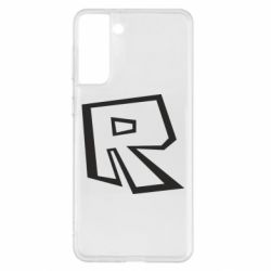 Чехол для Samsung S21+ Roblox minimal logo - PrintSalon