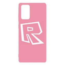 Чехол для Samsung Note 20 Roblox minimal logo - PrintSalon