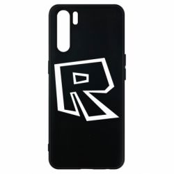 Чехол для Oppo A91/Reno3 Roblox minimal logo - PrintSalon