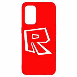 Чехол для Oppo Reno 5 4G Roblox minimal logo - PrintSalon