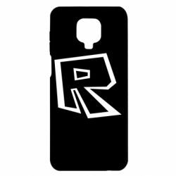 Чехол для Xiaomi Redmi Note 9S/9Pro/9Pro Max Roblox minimal logo - PrintSalon
