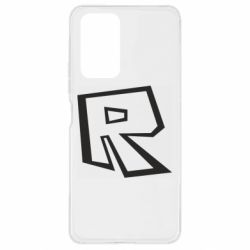 Чехол для Xiaomi Redmi Note 10 Pro Roblox minimal logo - PrintSalon