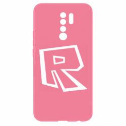 Чехол для Xiaomi Redmi 9 Roblox minimal logo - PrintSalon