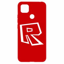 Чехол для Xiaomi Redmi 9c Roblox minimal logo - PrintSalon