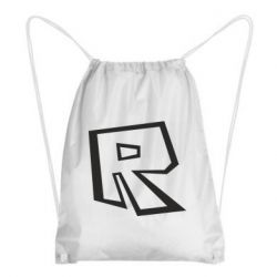 Рюкзак-мешок Roblox minimal logo - PrintSalon