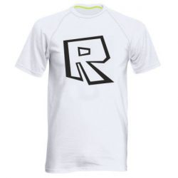 Мужская футболка для спорта Roblox minimal logo - PrintSalon