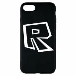 Чехол для iPhone 7 Roblox minimal logo - PrintSalon