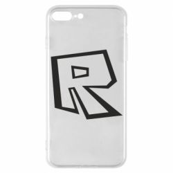Чехол для iPhone 7 Plus Roblox minimal logo - PrintSalon