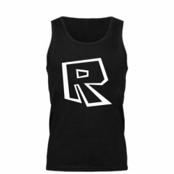 Мужская майка Roblox minimal logo - PrintSalon