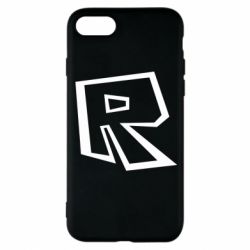 Чехол для iPhone 8 Roblox minimal logo - PrintSalon