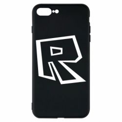 Чехол для iPhone 8 Plus Roblox minimal logo - PrintSalon