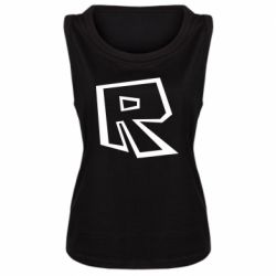 Женская майка Roblox minimal logo - PrintSalon