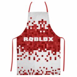 Фартук с 3D принтом Roblox of pixels background - PrintSalon