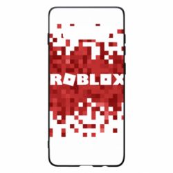 Чехол для Samsung S10+ Roblox of pixels background - PrintSalon