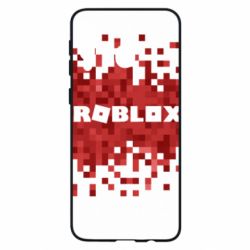 Чехол для Samsung M30 Roblox of pixels background - PrintSalon
