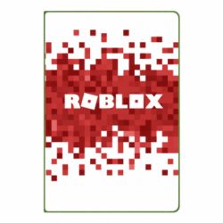Блокнот с принто Roblox of pixels background - PrintSalon