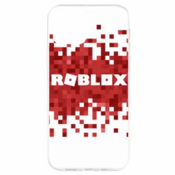 Чехол для iPhone 12 Roblox of pixels background - PrintSalon