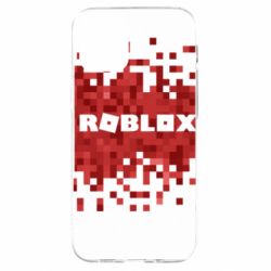 Чехол для iPhone 12 mini Roblox of pixels background - PrintSalon