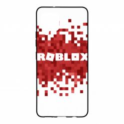 Чехол для Samsung A42 5G Roblox of pixels background