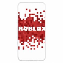 Чехол для Samsung A50 Roblox of pixels background - PrintSalon