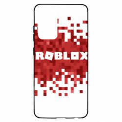 Чехол для Samsung A52 5G Roblox of pixels background - PrintSalon