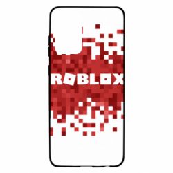 Чехол для Samsung A72 5G Roblox of pixels background