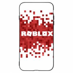 Чехол для iPhone 8 Plus Roblox of pixels background