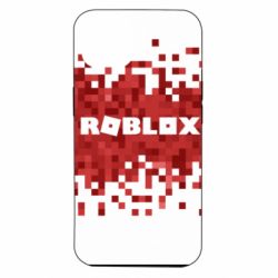 Чехол для iPhone 14 Roblox of pixels background - PrintSalon